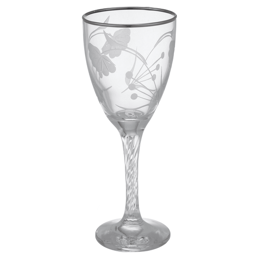Pasabahce - Decorated Goblet Glass Set 6 Pieces - Silver - 205ml - Glass - 390005049