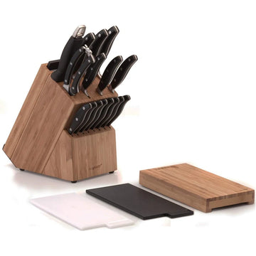 Berghoff - 20 Pcs Knife Set in Wooden Block - Stainless Steel