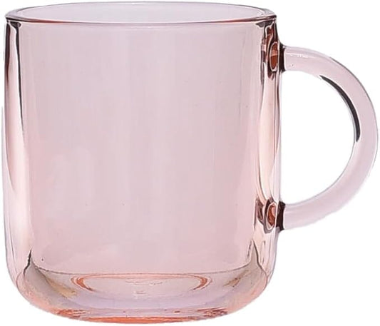 Pasabahce - Glass Mug Set 6 Pieces - Pink  - 330ml