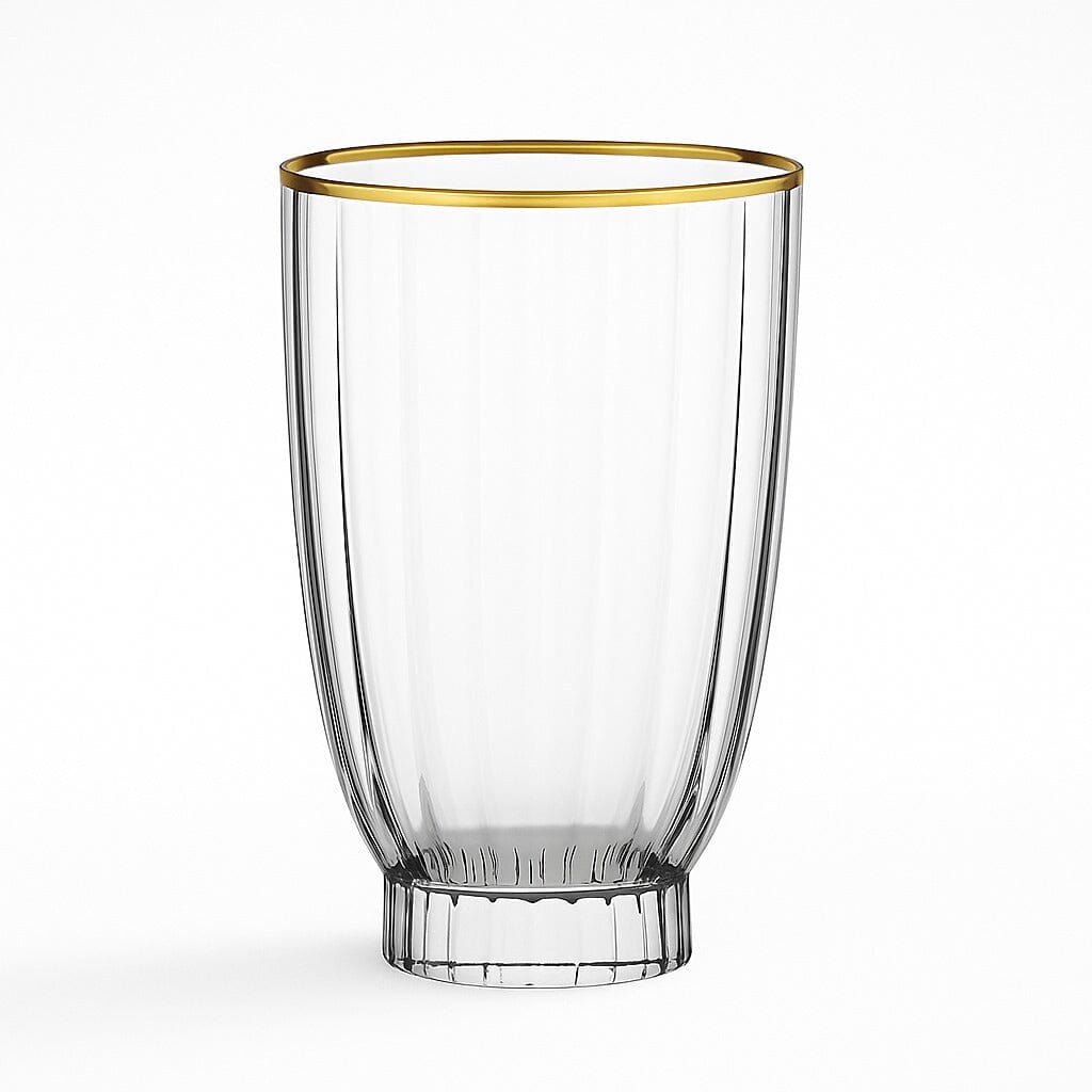 Pasabahce - Amore Tumbler Glass Set 6 Pieces Gold