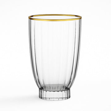 Pasabahce - Amore Tumbler Glass Set 6 Pieces Gold