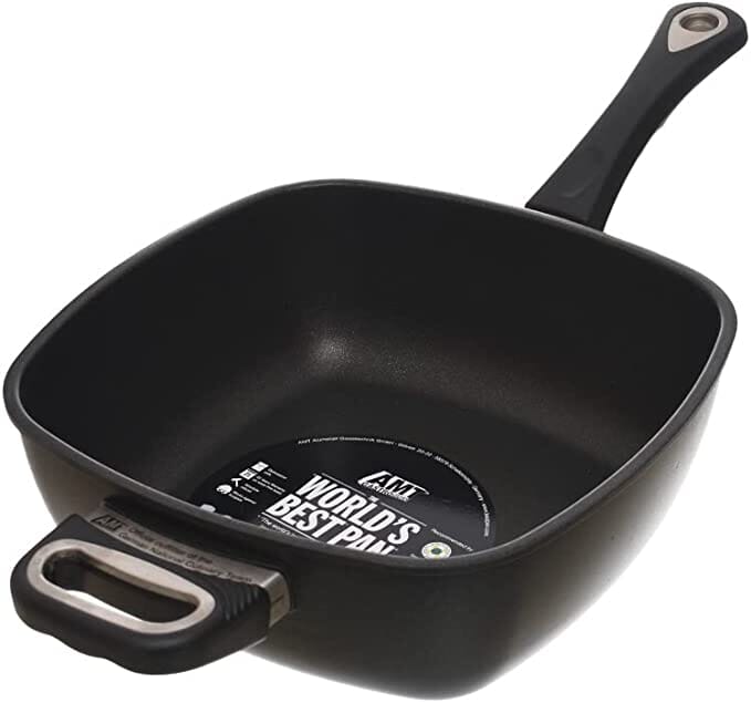 AMT - Squared Roasting Pan With Handles - Die Cast Aluminum - 26cm - 440004026