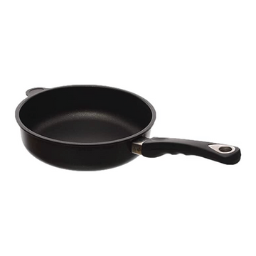 AMT - Frypan with Black Handle - Black - Cast Aluminum - 24cm - 440004033