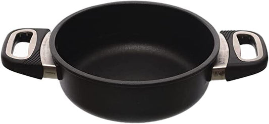 AMT - Non Stick Braising Pan With Handles & Lid - Cast Aluminum - 20cm - 440004065