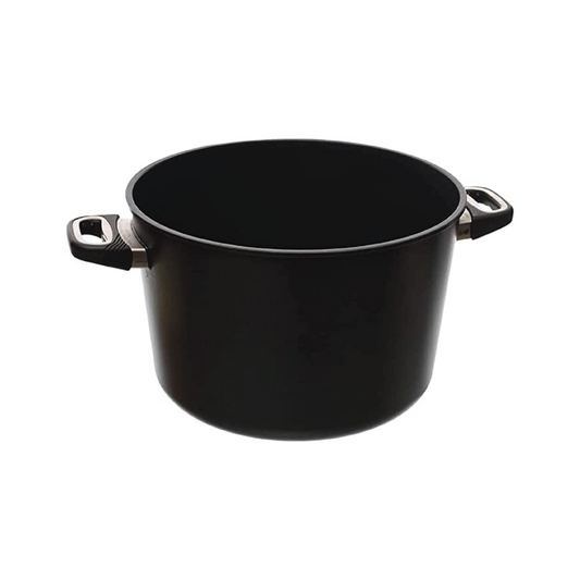 AMT - Black Pot with Glass Lid - Cast Aluminum - 21cm - 440004087