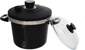 AMT - Pressure Cooker with Handles & 2 Lids - Cast Aluminum - 5.5 Lit - 440004092