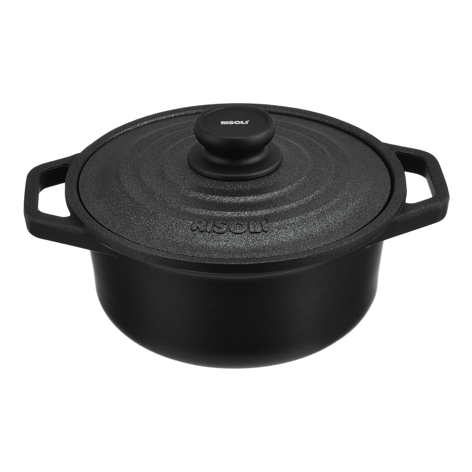 Risoli saporella grill pan non-stick coating, aluminium, black, 20 x 20 x 2.5 cm Risoli saporella grill pan non-stick coating, aluminium, black, 20 x 20 x 2.5 cm