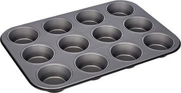 Dr. Oetker - Muffin Tray 12 Pieces - Black - 22x15x1cm - 44000439