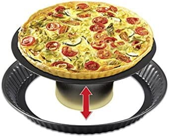 Dr. Oetker - Round Pizza Tray With Serving Plate - Black - 28cm - 44000440