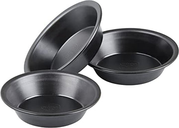 Dr. Oetker - Set of Round Pizza Dishes - Black - 10x10x3cm - 44000447