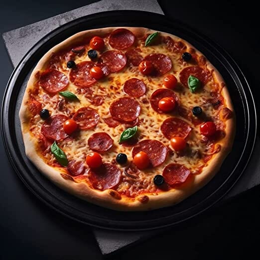 Dr. Oetker - Round Pizza Tray - Black - 32cm - 44000448