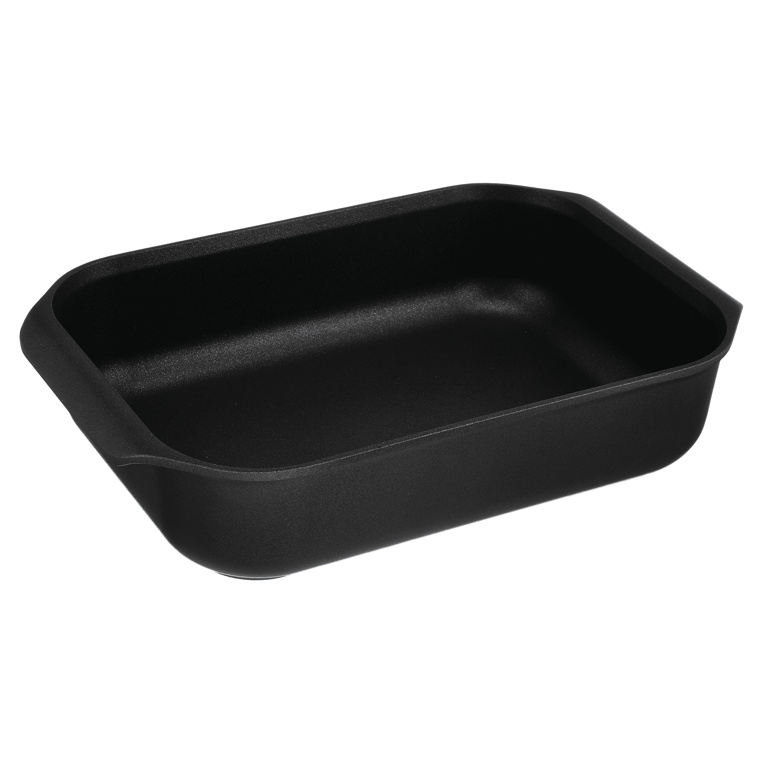 Risoli - Rectangular Oven Pan with Grill Lid - Die Cast Aluminum - 24cm - Black