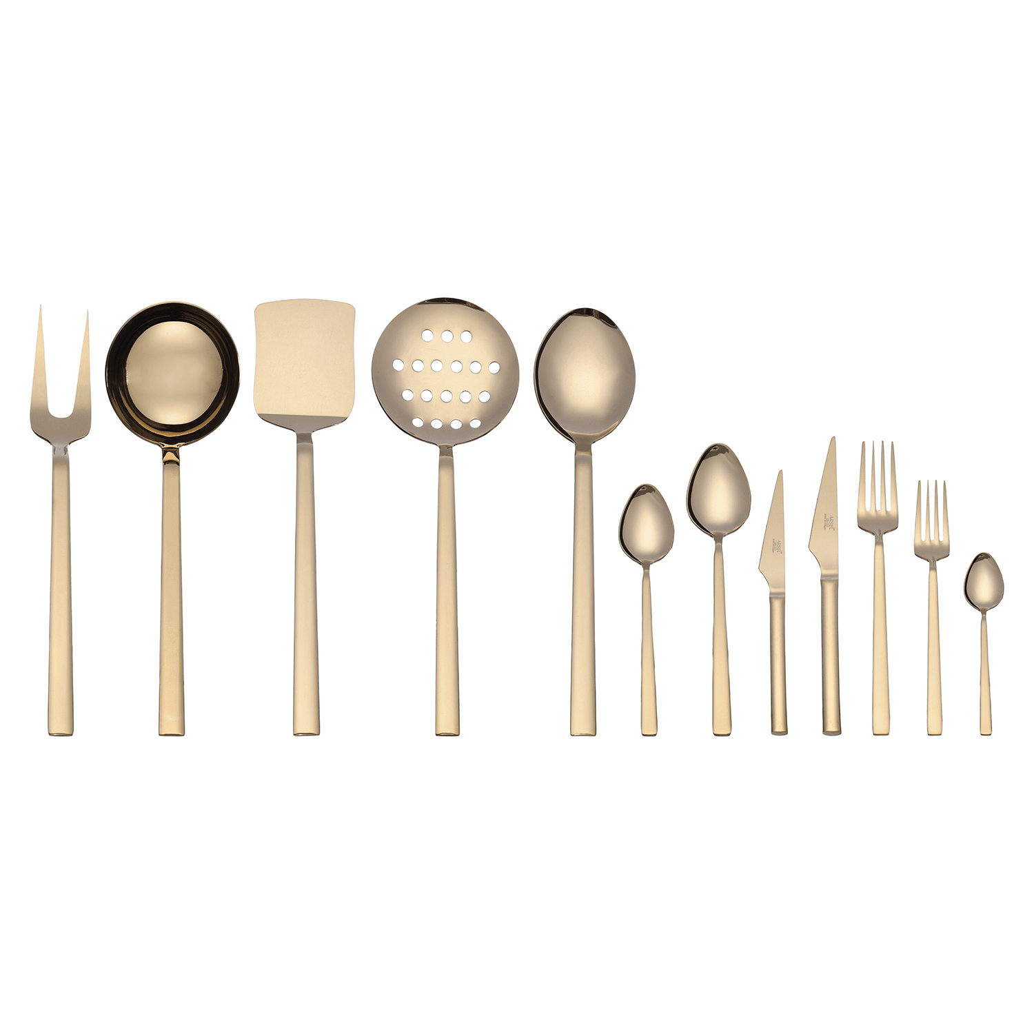 Cutlery Set 89 Pieces - Stainless Steel - Gold