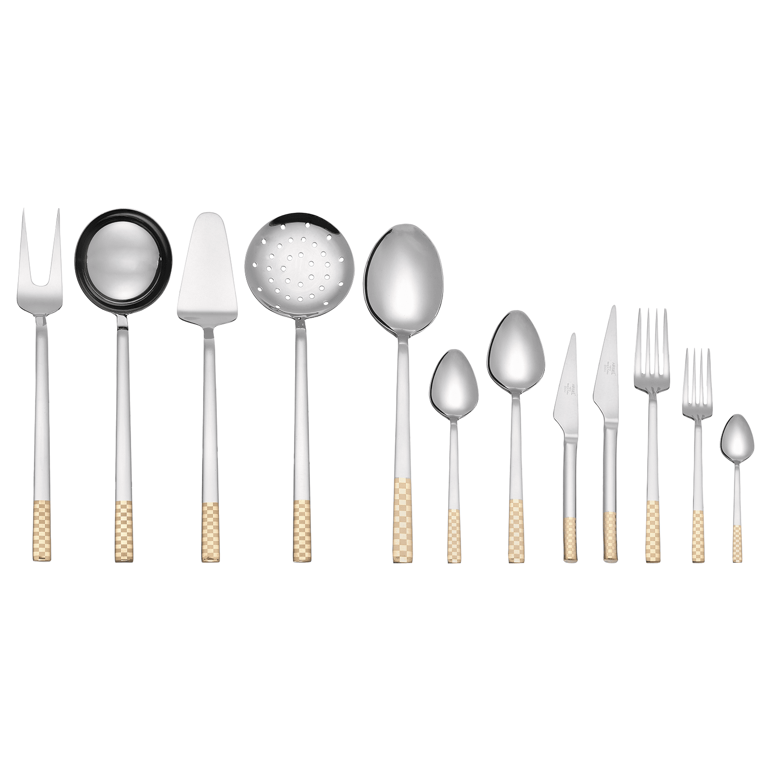 Cutlery Set 89 Pieces - Stainless Steel - Gold