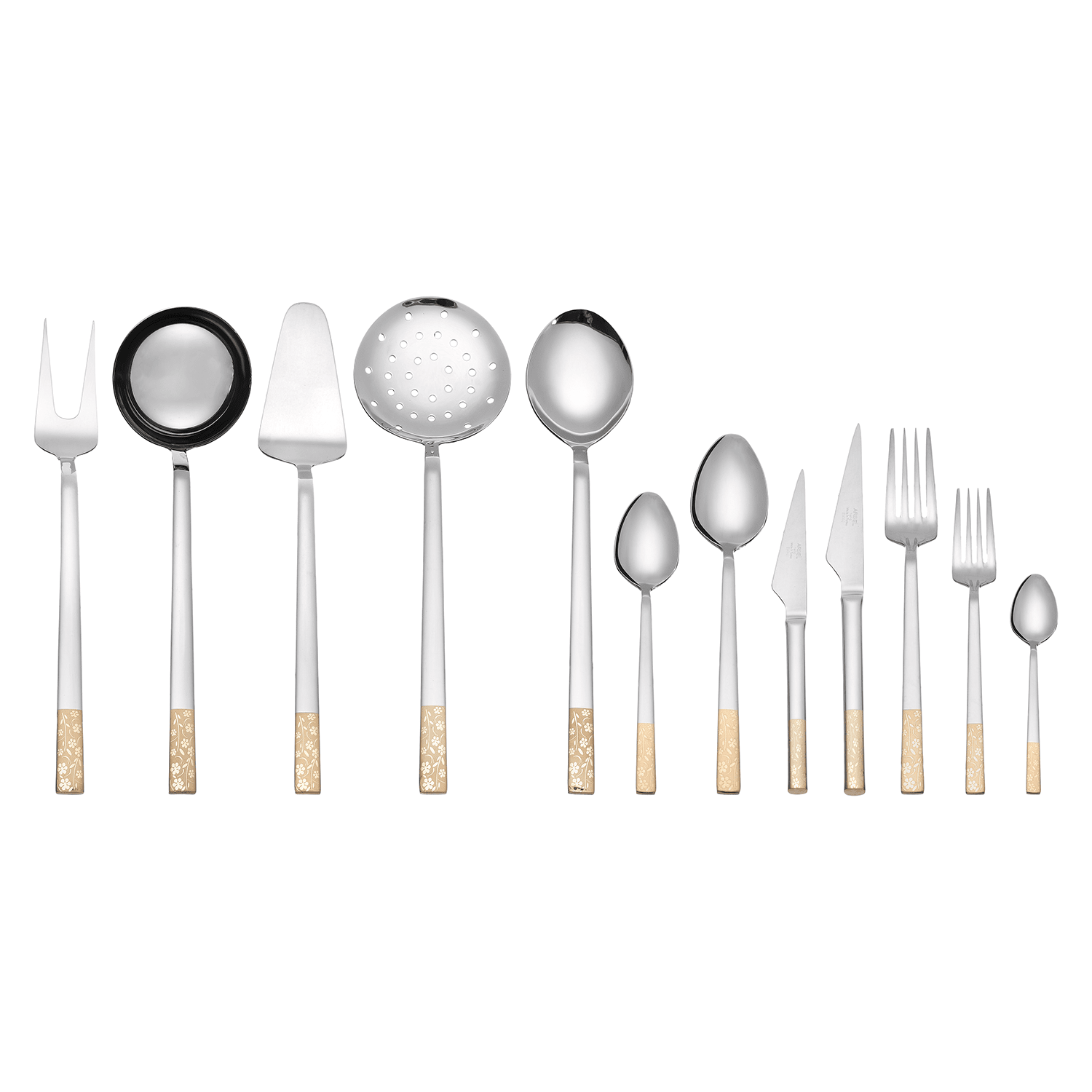 Cutlery Set 89 Pieces - Stainless Steel - Gold