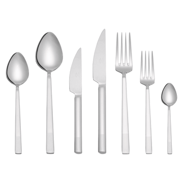 Cutlery Set 84 Pieces - Stainless Steel - Silver - Satin