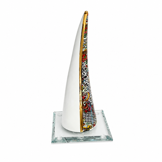 Ardor - Modern Colorful Sail - H 28 cm - Gold