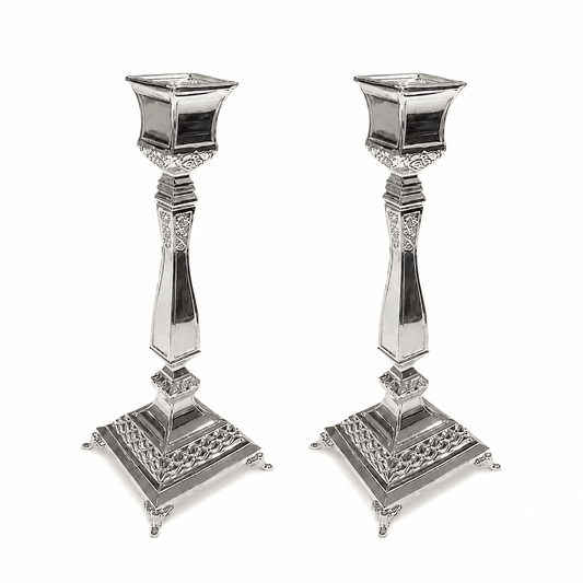 Candle Holder - 32x11cm - Stainless Steel