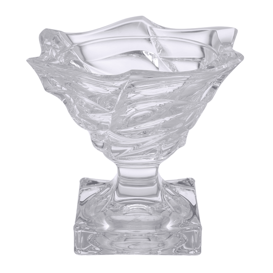 Bohemia Crystal - Crystal Footed Box With Base - 25cm - Clear