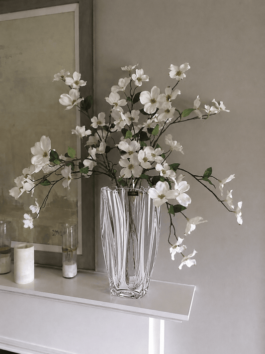 Bohemia Crystal - Neptune Wavy Crystal Vase - 25.5 cm