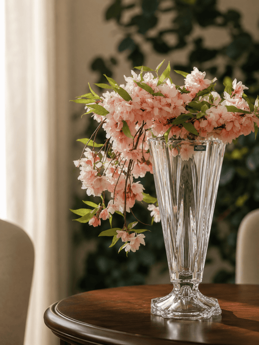 Bohemia Crystal - Crystal Vase with Base - 43.5cm