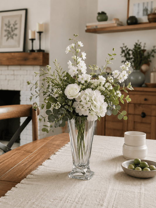 Bohemia Crystal - Quadro Vase 33 cm - Clear