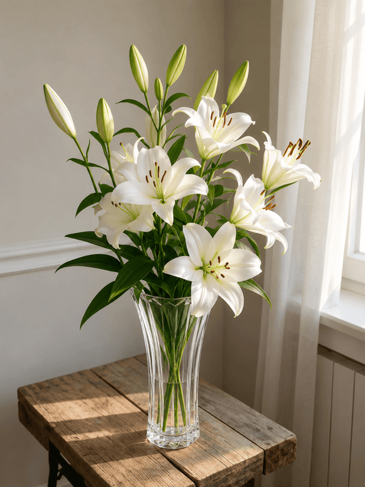Bohemia Crystal - Picadelli Vase - 28cm - Clear
