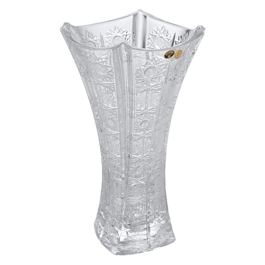 Bohemia Crystal - Colosseum Hand Cut Vase - Clear - 18x35cm