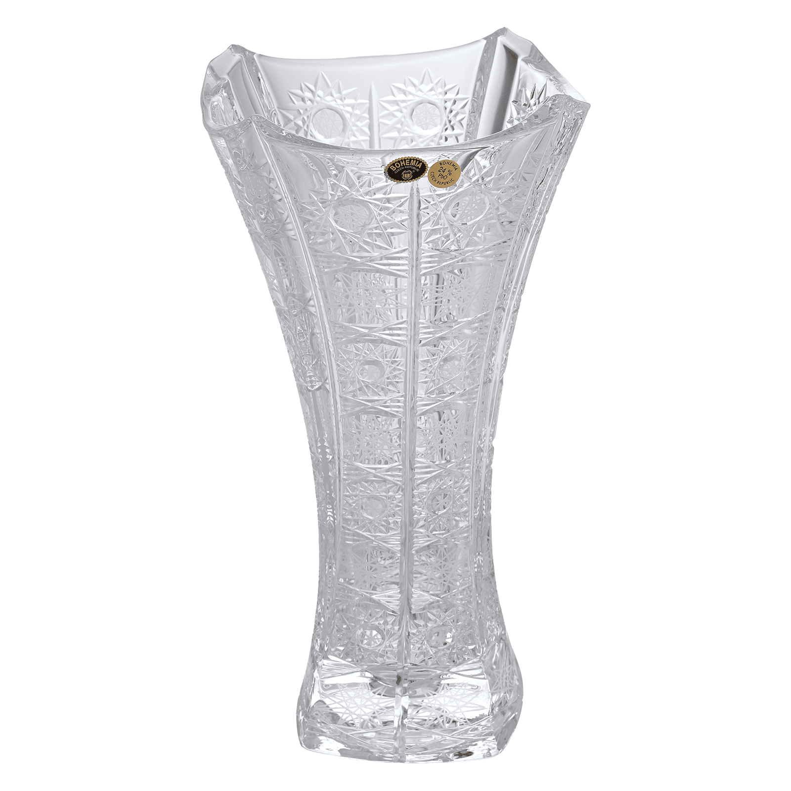 Bohemia Crystal - Colosseum Hand Cut Vase - Clear - 18x35cm