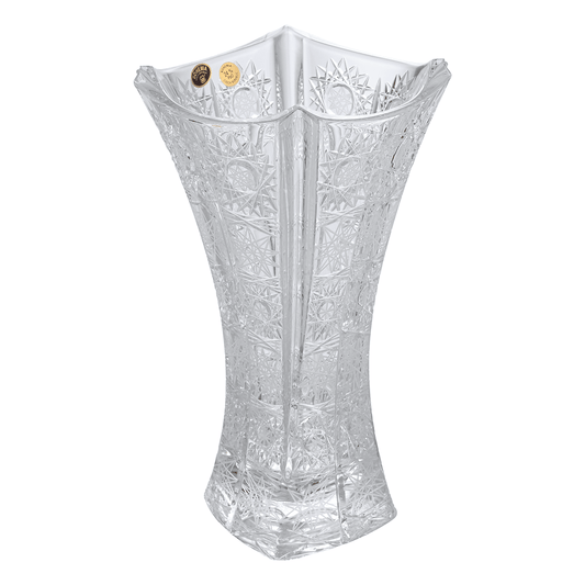 Bohemia Crystal - Colosseum Hand Cut Vase - Clear - 17x29cm