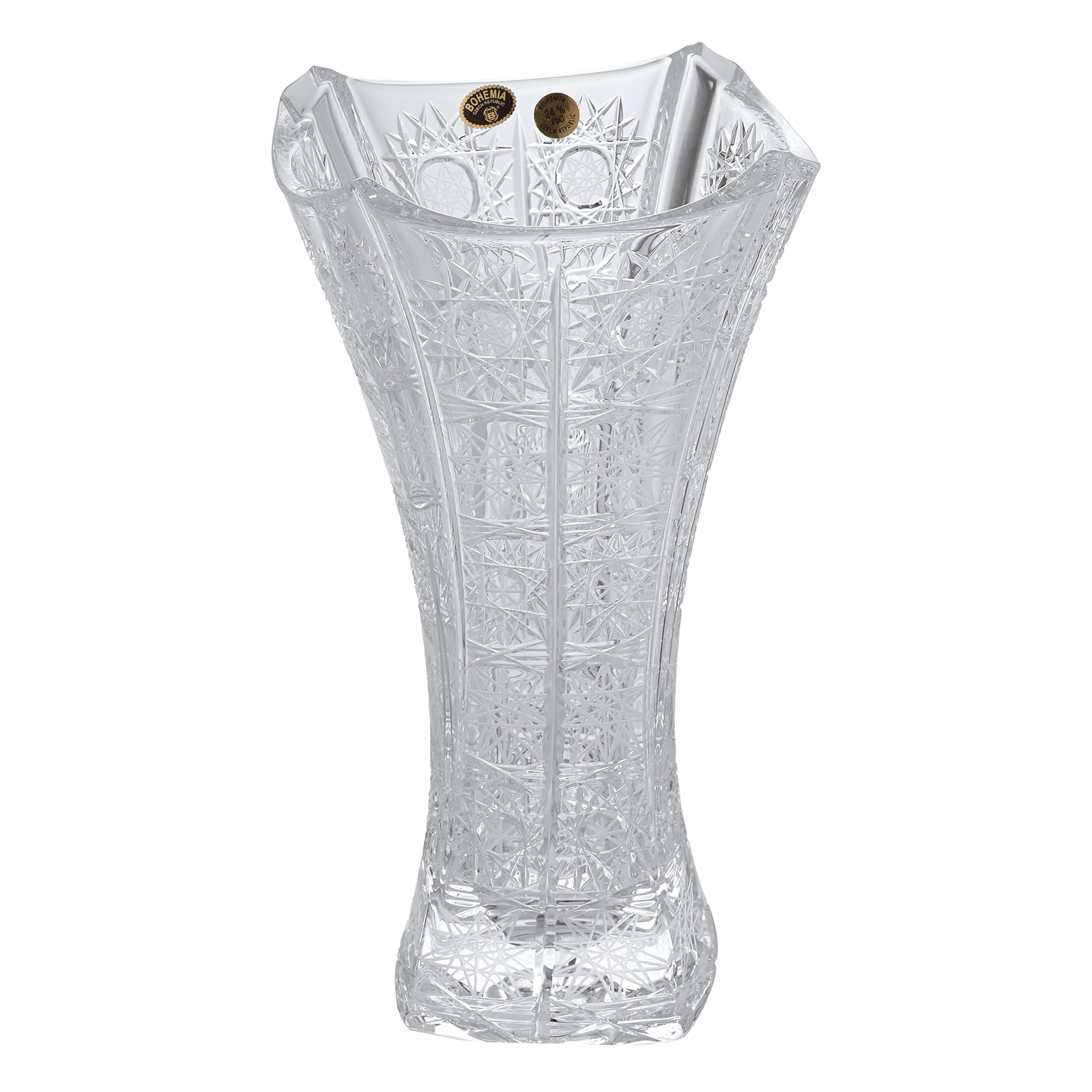 Bohemia Crystal - Colosseum Hand Cut Vase - Clear - 17x29cm