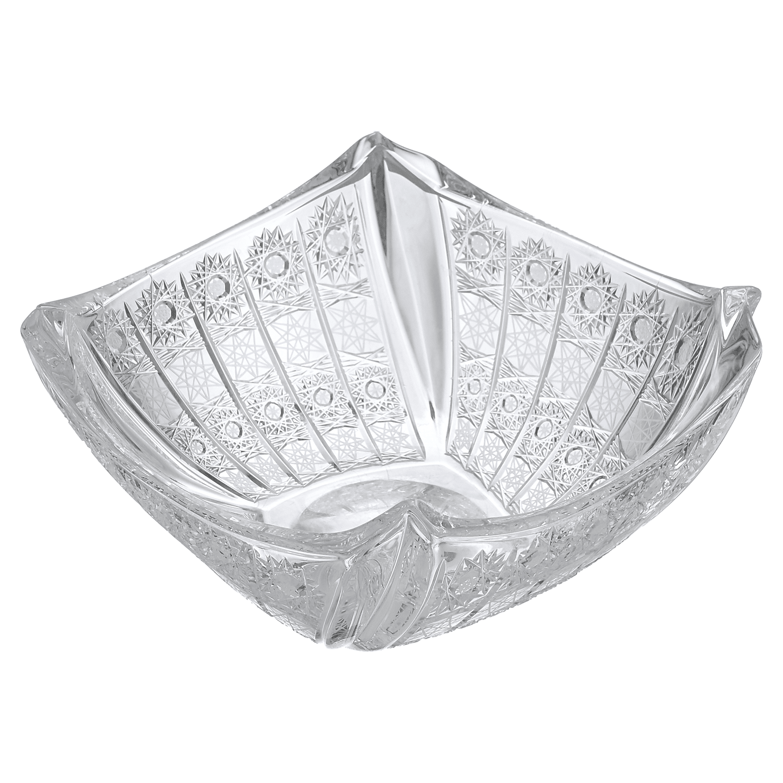 Bohemia Crystal - Colosseum Hand Cut Plate - Clear - 10x25cm