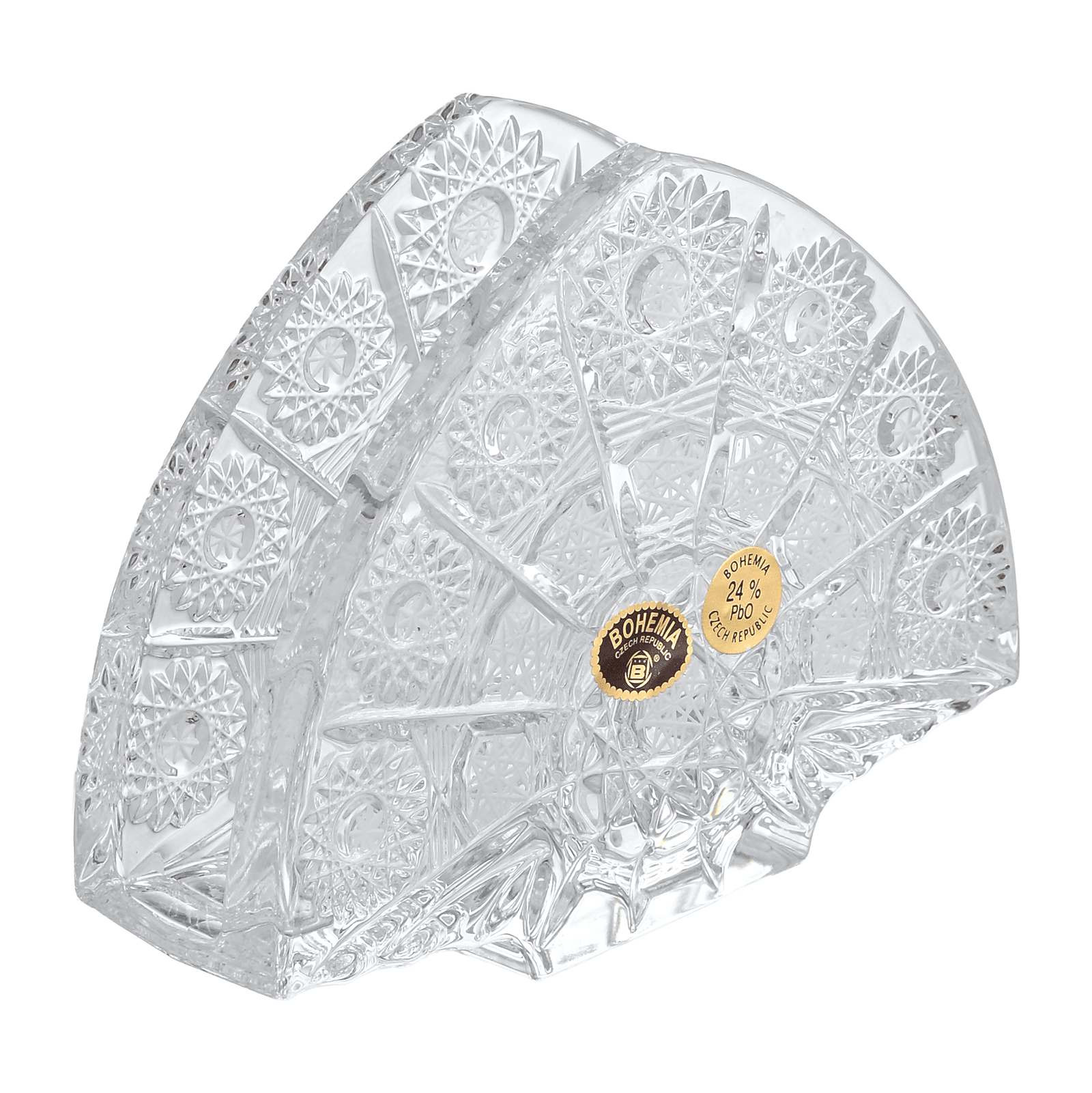 Bohemia Crystal - Hand Cut Crystal Napkin Hoder - Clear - 14x4x11cm