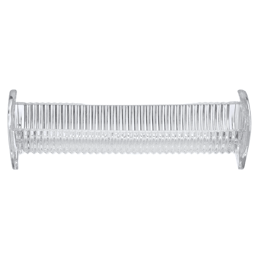 Bohemia Crystal - Crystal Biscuit Tray With Handles - Hand Cut - Clear - 23x7x5cm