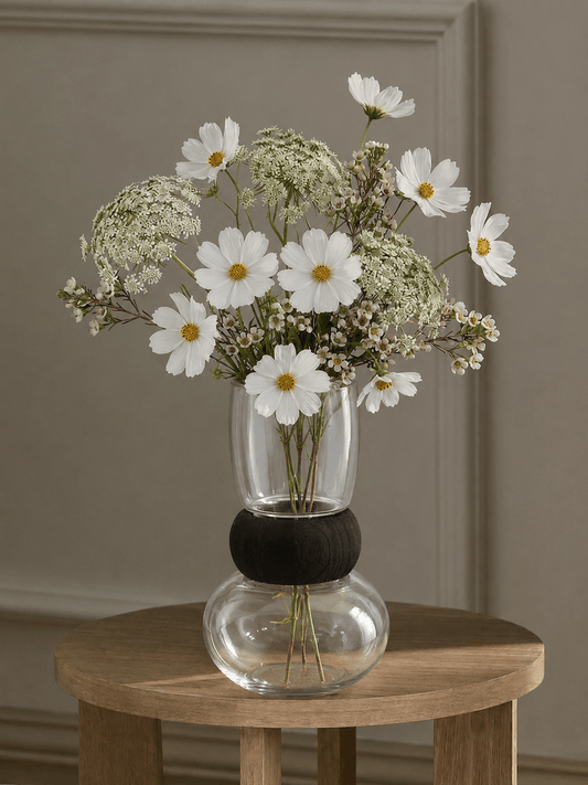 Degwana - Glass Vase - clear - 17x26cm