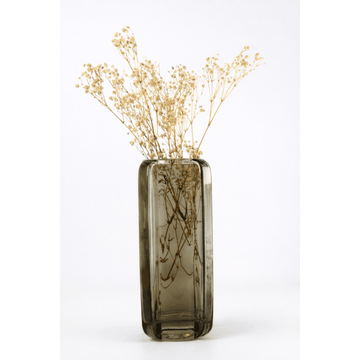 Degwana - Glass Vase - Black - 13x28cm