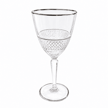RCR - Brillante Goblet Glass Set 6 Pcs -240 ml - Silver