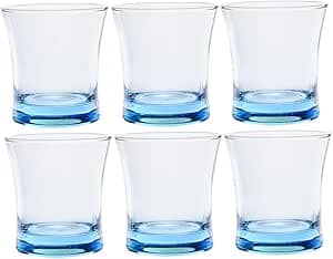 Pasabahce - Azur Tumbler Glass Set 6 Pieces -  Turquoise - 240ml