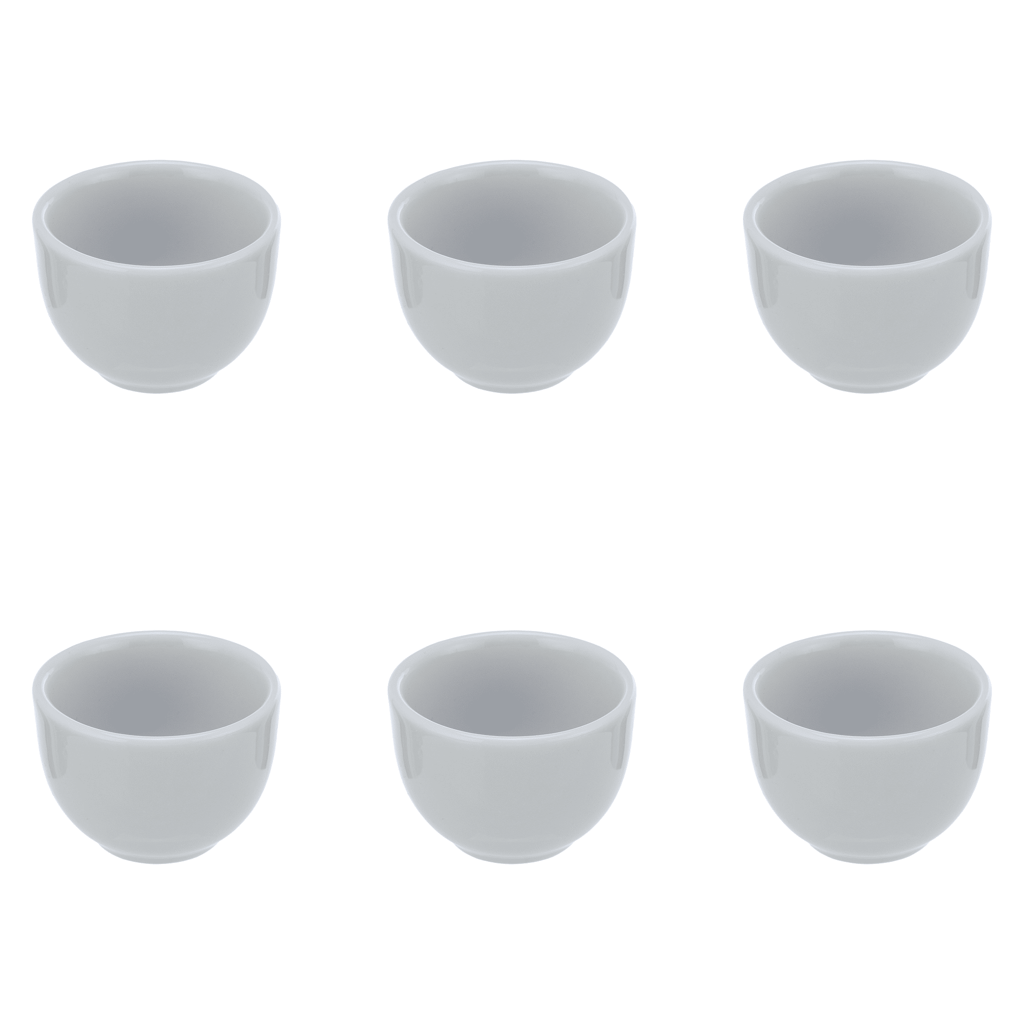 Senzo - Round Ramekin Set 6 Pieces - White - Porcelain - 5cm - 520001194