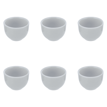 Senzo - Round Ramekin Set 6 Pieces - White - Porcelain - 5cm - 520001194