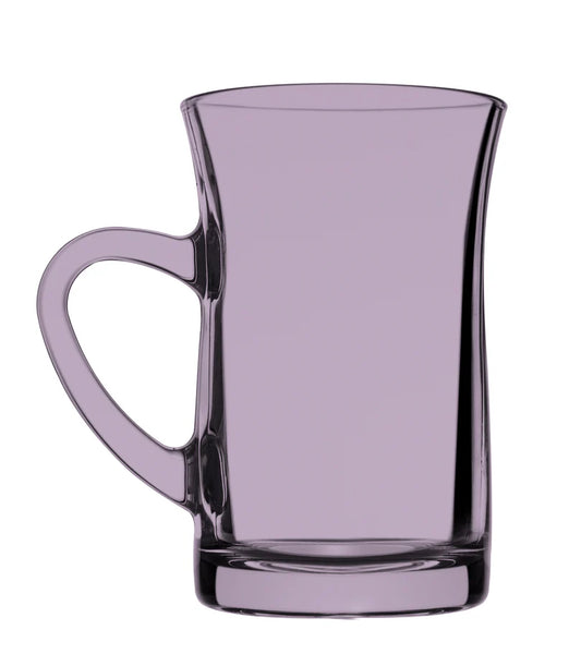 Pasabahce - Mila Glass Mug Set 6 Pieces - Purple - 150ml