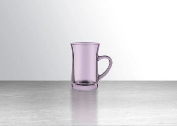 Pasabahce - Mila Glass Mug Set 6 Pieces - Purple - 150ml