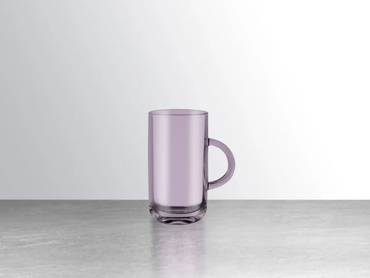 Pasabahce - Iconic Glass Mug Set 6 Pieces 270ml - Purple