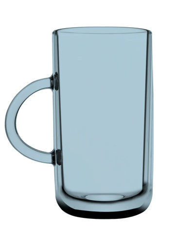 Pasabahce - Iconic Glass Mug Set 6 Pieces 270ml - Turquoise