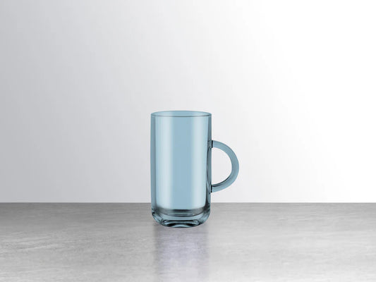 Pasabahce - Iconic Glass Mug Set 6 Pieces 270ml - Turquoise