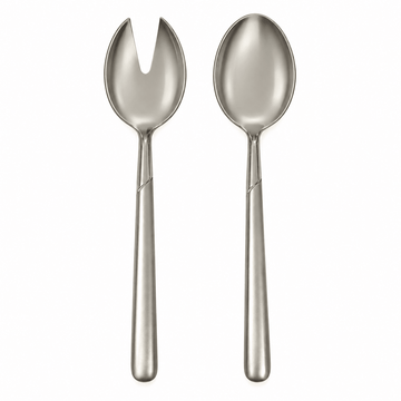 EME - Celtika Salad Serving Set 2 Pcs - Stainless Steel 18/10 - Silver
