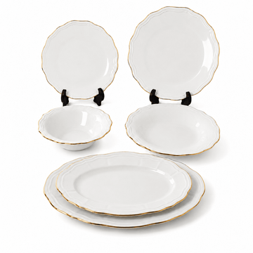 Istanbul - Tiffany Daily Use Dinner Set 26 Pcs - Gold