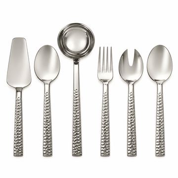 EME - Marte Serving Set 6 Pcs - Stainless Steel 18/10 - Silver