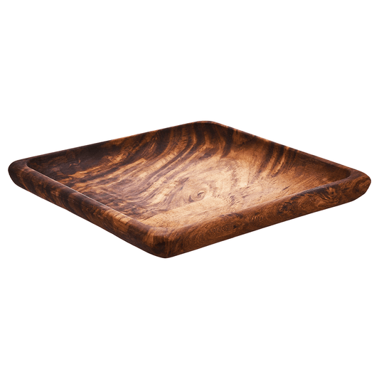Senzo - Squared Serving Platter Set 3 Pieces - Wood - 5900039