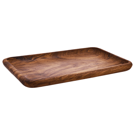Senzo - Rectangular Serving Platter Set 2 Pieces - Wood - 5900040